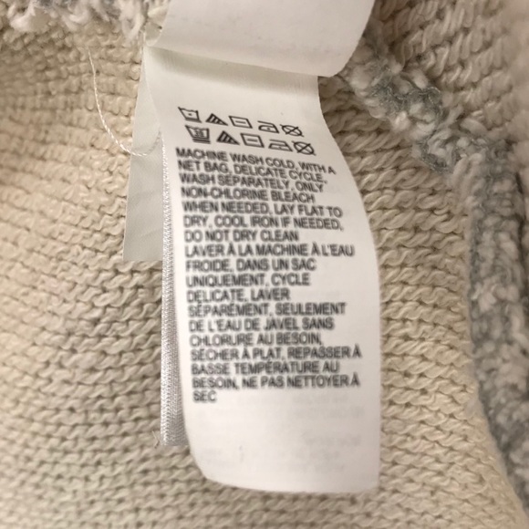 SOLD: Lucky Brand Gray Raw Edge Cotton Moto Jacket - Picture 6 of 8